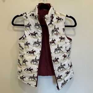 Ariat girls horse vest - reversible